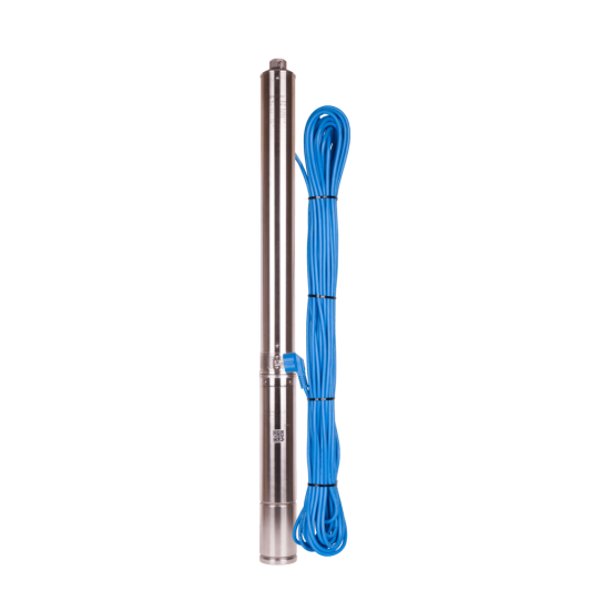 Насос скважинный Aquario ASP1.8E-100-90(каб.100м, встр.конд.) 3201