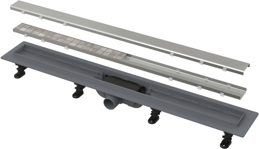 Душевой лоток Alcaplast 550 мм с решеткой под плитку  APZ19-550