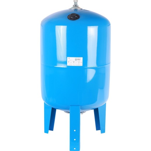 STOUT Расширительный бак, гидроаккумулятор 100 л. вертикальный (цвет синий) STW-0002-000100 