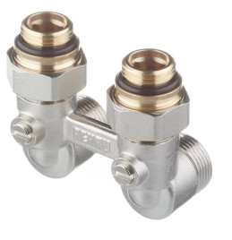Узел нижнего подключения радиатора РЕХАУ 1/2" НР x 3/4" НР Угловой