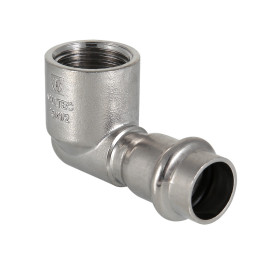Угольник с внутренней резьбой, нержавеющая сталь VALTEC 18 мм х 1/2"