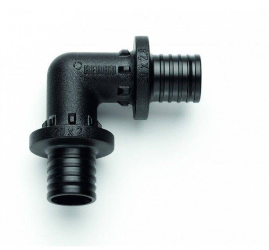 Угольник Rehau Rautitan PX 90° Ф32 11600241001
