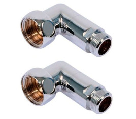 Соединение для полотенцесушителя американка углов. г/ш (2шт.) 3/4" - 1/2"