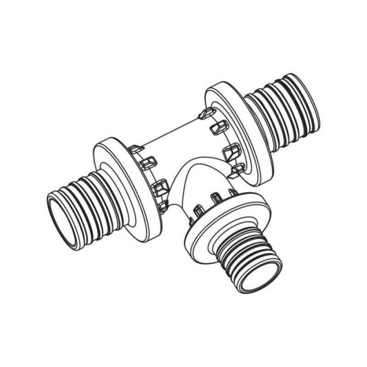 Тройник Rehau Rautitan PX переходной Ф32-20-32 11600651001